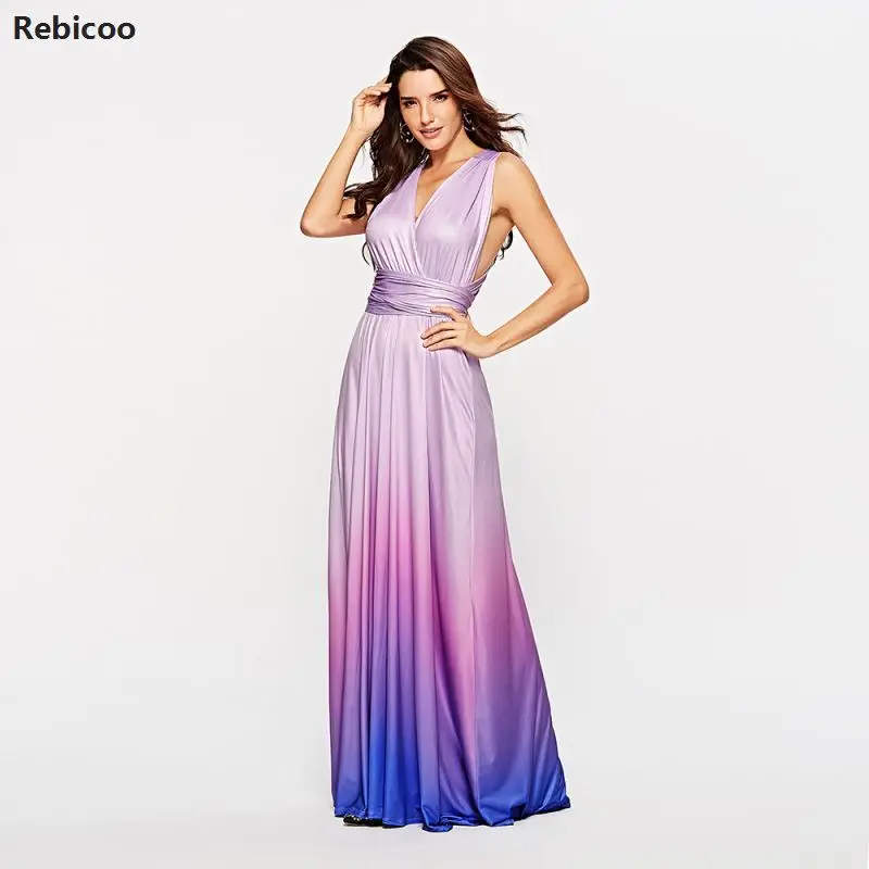 

Elegant Long Dress Women Evening Summer Dress Party Sexy V-neck Multi-fabric cross strapless bandage maxi plus size dress