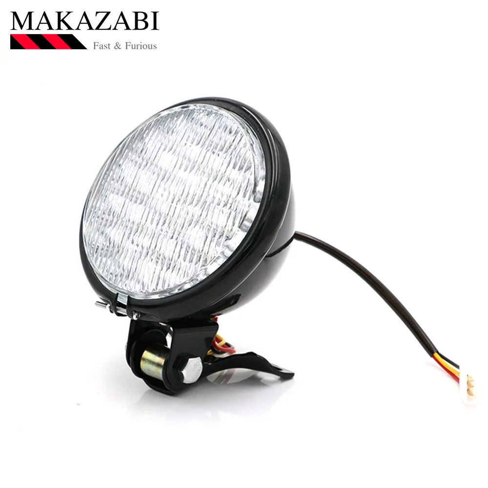 

5" Retro Motorcycle Headlight for CG125 GN125 Suzuki Honda cb400 BWM Beam Bulb Cafe Racer Headlight Motorbike