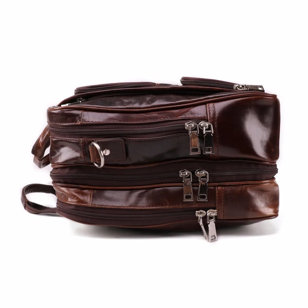 Classic Men's Briefcase Bags Tote Business Men Bags Travel Laptop Bag For Male Files 100% Genuine Leather Briefcases Office Work