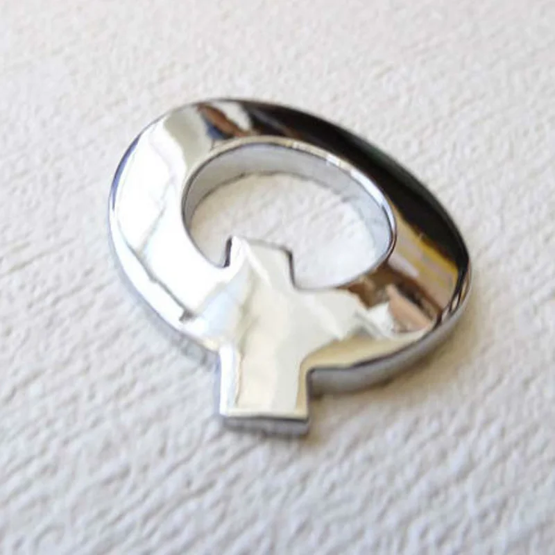 

Silver Full Metal Self Adhesive Car Badge Home Emblem Sticker LETTER OR NUMBERS
