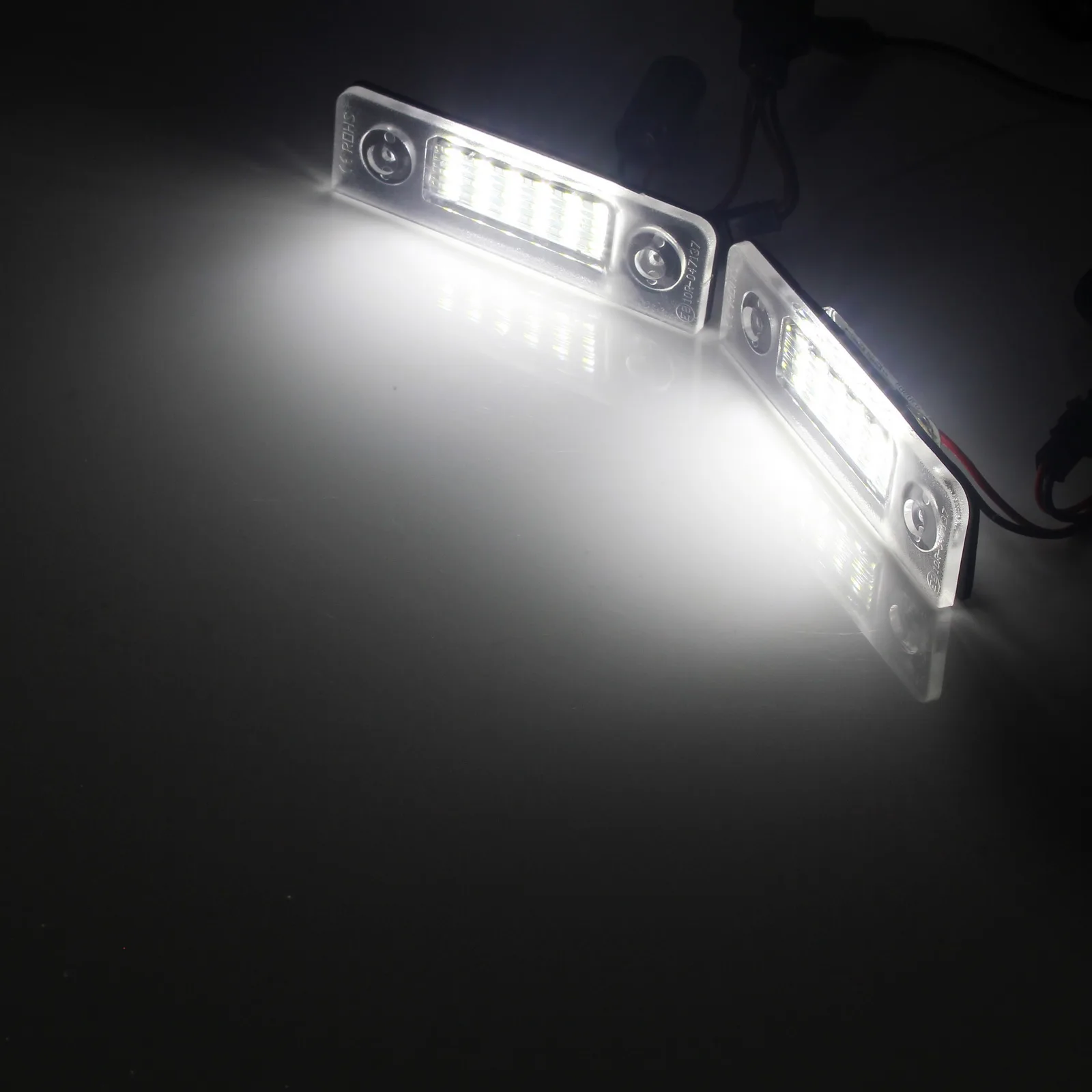Светодиодный светильник ANGRONG 2x 18SMD для номерного знака Skoda Octavia 1Z 2004 2013 Roomster 5J 06 15