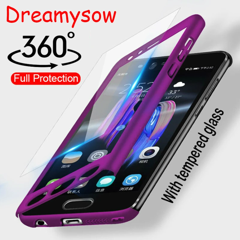 Для samsung Galaxy A750 A7 J6 J4 плюс A6 A8 2018 Не доставая его из чехла S10E S9 S8 M20 A50 A30 Note8 9 360 полный