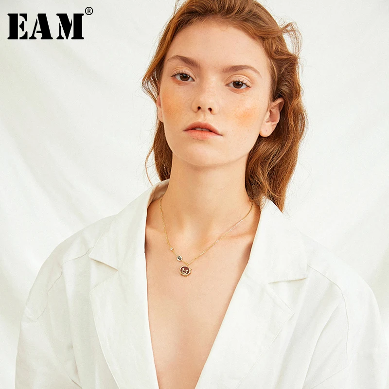 

WKOUD EAM Jewelry / 2018 New Fashion Temperament Pig Pendant Necklace Simple All-match Women's Accessories S#N62408