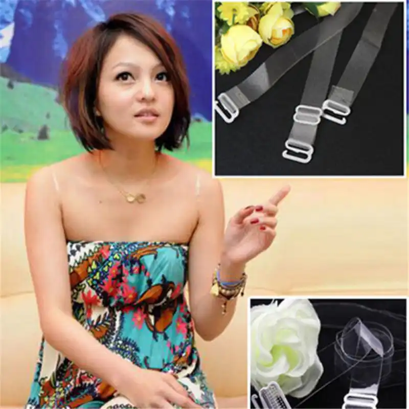 sujetador tirantes transparentes