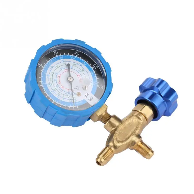 Манометр с манометром и клапаном для кондиционера 500psi 35kgf/см подходит R404a R22 R410 R134A