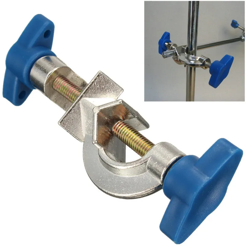 

KiCute Lab Cross Clamp Laboratory Metal Right Angle Clip Grip Support Lab Clamp Angular Splint Stand Boss Head Metal Holder