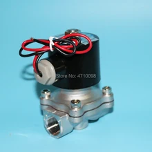 30", 1/2", 3/" Нержавеющая сталь 3/8 N/C Электрический электромагнитный клапан 12 В пневматический для воды масла воздуха газа