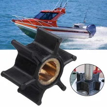 1 шт. крыльчатка подвесного водяного насоса 387361/763735 для Джонсона Evinrude OMC BRP 2-6HP 6 лезвий диаметр 35 мм резиновая черная
