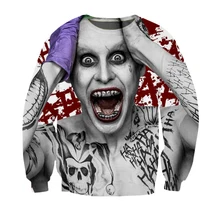 Tracksuits Terror Joker Hoodie Sweatshirts Men Teens Boys Girls Chinese Style Long Sleeve Hipster Streetwear Sweatshirt Oversize