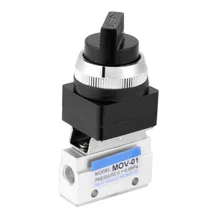 MOV-01 2-х Позиционный выключатель 2-полосная G1/8 ''ручной Управление Воздушный Пневматический Механический клапан