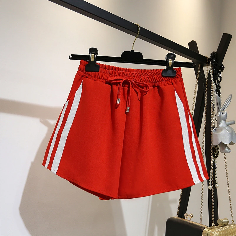 

2019 Pajama Pants For Woman Loose Summer Sleep Bottoms Steipe Pajama Shorts Elastic Waist Plus Size Lounge Female Sleep Shorts