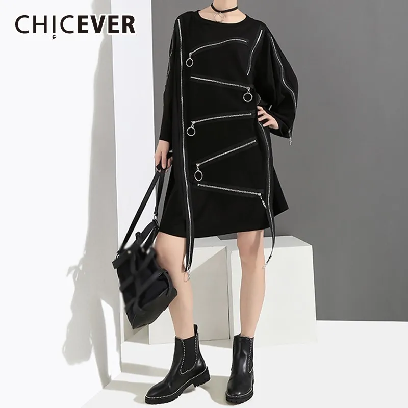 CHICEVER 2018 Зима Женское платье женский O средства ухода за кожей шеи с длинным