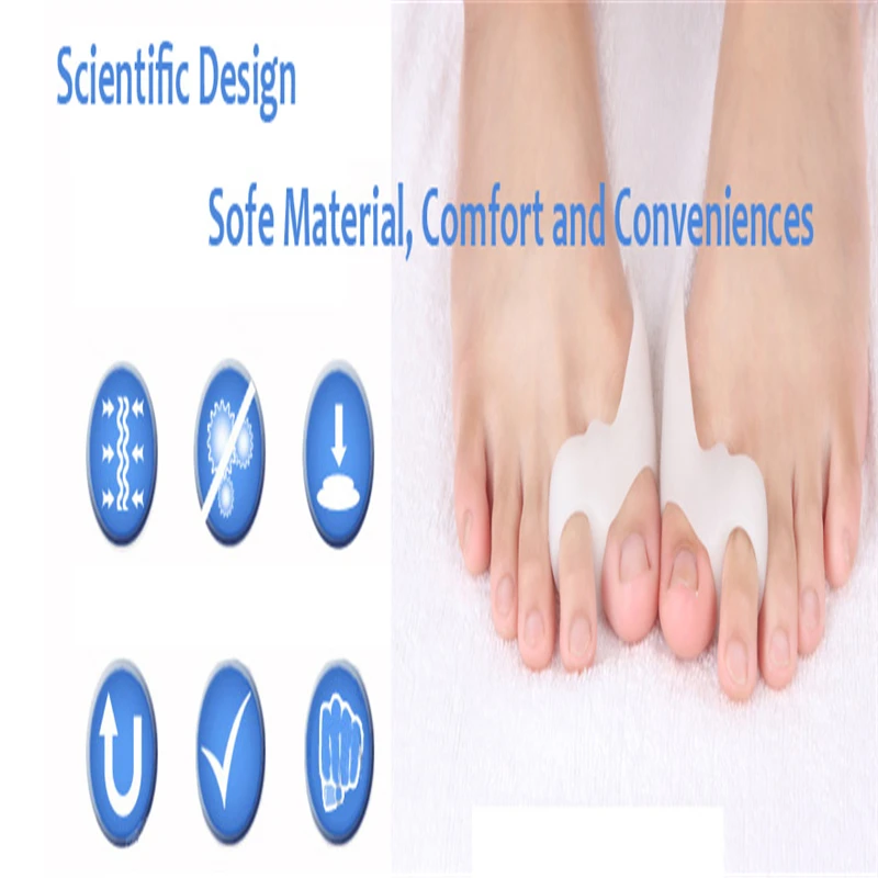 2017 Hot Sell Silica Gel Bunion Corrector Beetle-crusher Ectropion Toe Separator Straightener For Women Gift 2017 Hot Sell Silica Gel Bunion Corrector Beetle-crusher Ectropion Toe Separator Straightener For Women Gift