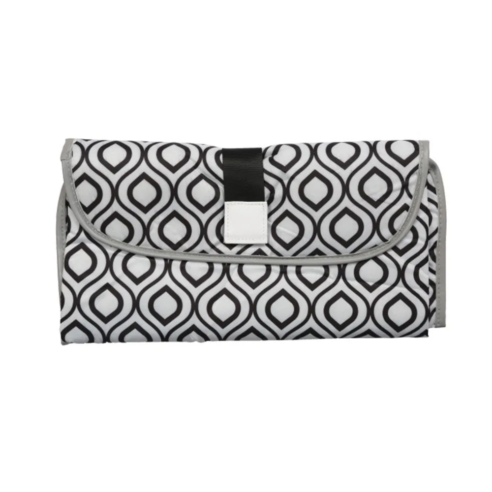 Generic Mummy Cloth Diaper Bag Wet Dry Zipper Tote Nappy Bag Owl Pattern Grey