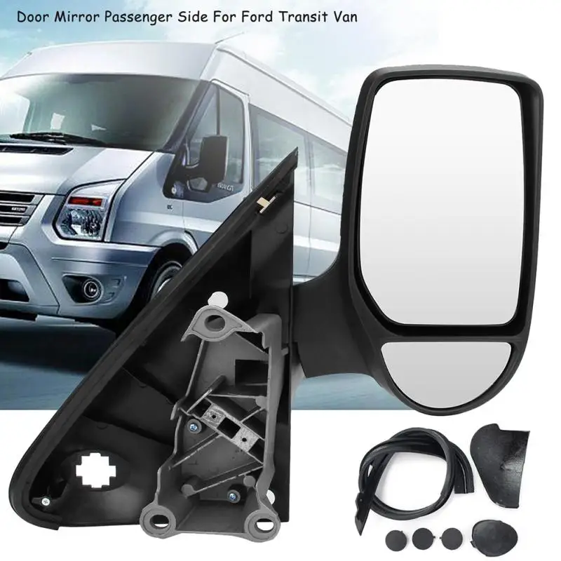 

1Pcs Left/Right Side Car Manual Adjust Rearview Mirror For Ford Transit Van Mk7 2006-2014