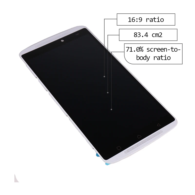 Для Lenovo Vibe K4 Note A7010 K51c78 ЖК сенсорный экран дигитайзер + рамка в сборе для дисплей