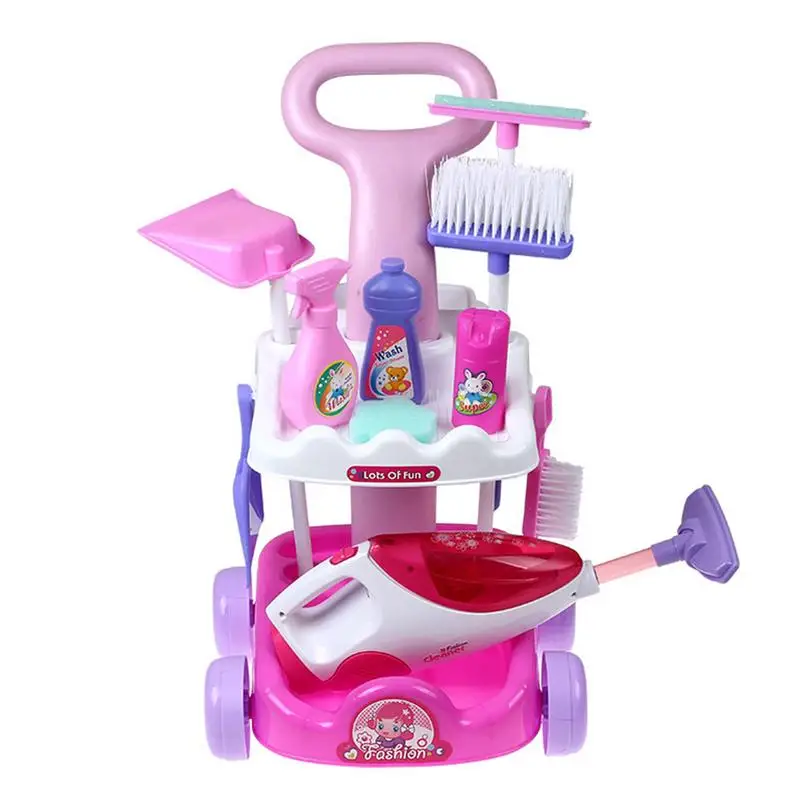 

New Housework Pretend Play Toys Baby Simulated Cleaning Tool Model Toys Children's Vacuum Cleaner Toy