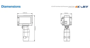 

Easy Operation Easy Carry Mini Handheld InkJet Coding Printer For Printing On Carton Label Packaging (ECH200)