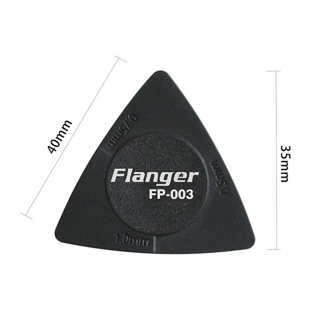 Flanger 1 шт. медиаторы для гитары треугольные черно-белые медиаторы для гитары Противоскользящий стиль ABS Материал медиаторы аксессуары для гитары FP-003