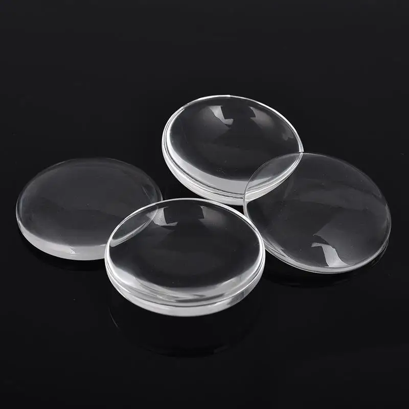 

10PCS Clear Round Flat Back Glass Transparent Crystal Cabochon Cameo Setting DIY Jewelry Making Findings 8/10/12/14/16/18/20 mm