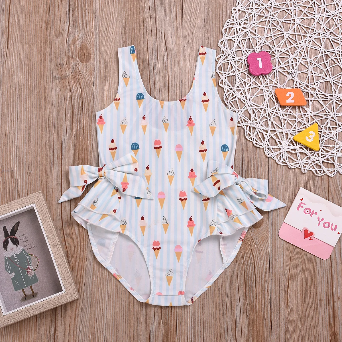Summer kids Baby Girls Sweet tube Clothes Sleeveless Infant Bebes Bow Romper Backless Halter Jumpsuit 1pcs Outfit Sunsuit