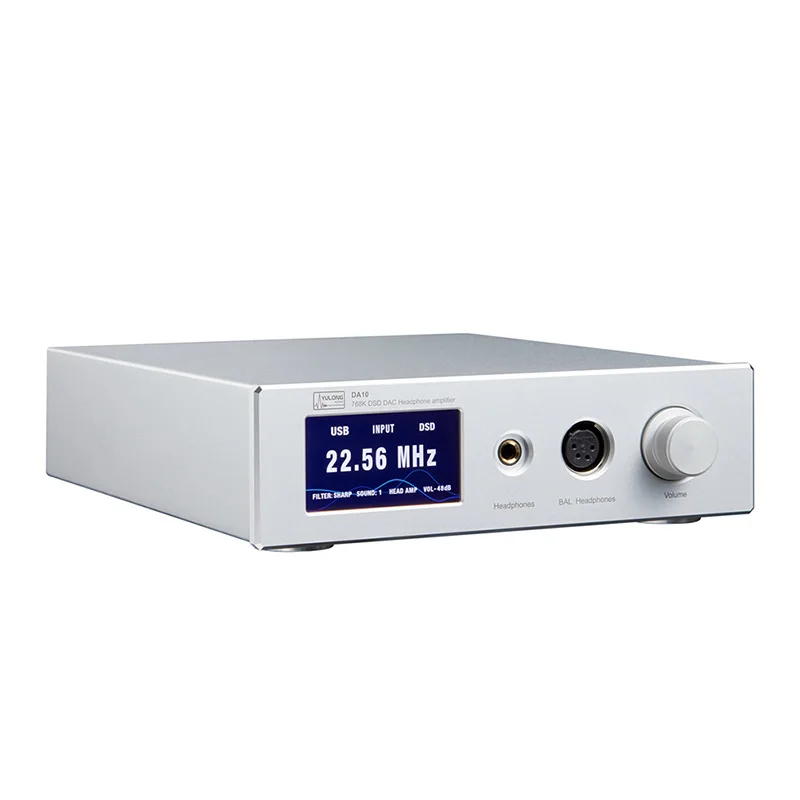 Yulong DA10 AK4497 768K DSD DAC одноконечный/сбалансированный усилитель для наушников Hifi музыкальный усилитель