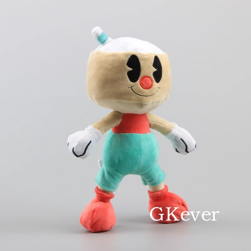 

Cuphead Cupppet Puphead Plush Figure Soft Stuffed Animal Dolls Kids Gift 10"25 cm