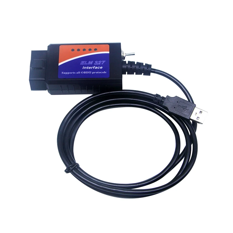 ELM327 USB Диагностический кабель с переключателем для чтения кодов foccus Forscan FF2 Elmconfig| |
