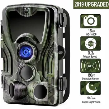 

VODOOL HC-801A Hunting Trail Ip65 Surveillance Wildlife Cameras Infrared Photo Video Surveillance 16MP 1080P Night Vision Track