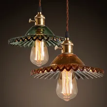 Скандинавский стиль лофт стеклянный абажур Эдисона подвесные светильники для кухонного стола переключатель диапазонов подвесной светильник для дома освещение в помещении