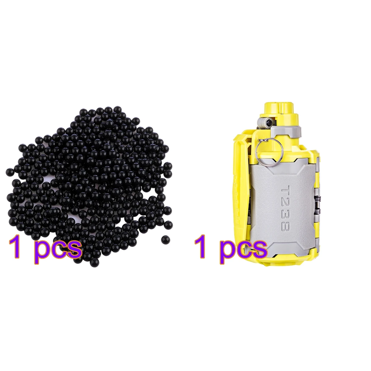 

T238 V2 Large Capacity Bomb Toy 10000 Round Bullet Balls Set with Time-delayed Function for Nerf Gel Ball BBs Airsoft Wargame