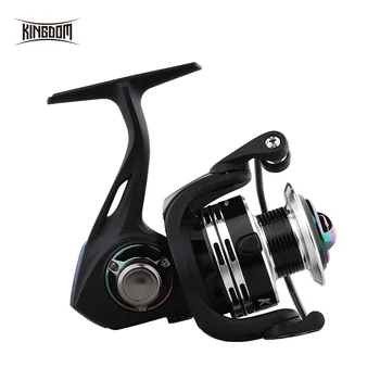 

Kingdom New Water Resistant Carbon Max Drag Spinning Fishing Reels 9 BB + 1 5.2:1 Gear Ratio Freshwater Spinning Fishing Reel