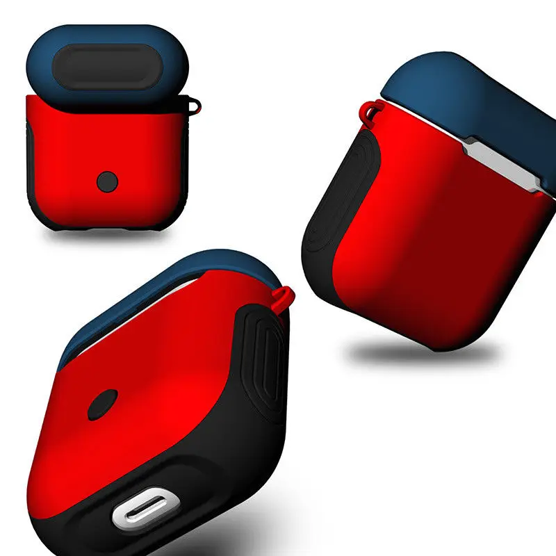 Наушники для AirPods силиконовый чехол Защитная оболочка покрытие для Apple Airpod зарядный ящик коробки для хранения Air Pods вкладыши наушников сумка
