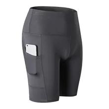 Женские, для спорта, йоги спортивная одежда для бега короткие Леггинсы Спортивная Одежда Фитнес Брюки Леггинсы Спортивные Компрессионные колготки Короткие