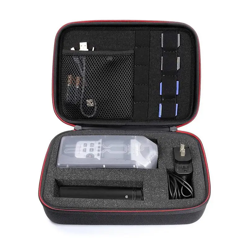 

Portable Earphone Storage Case Recorder Bag with DIY Foam Inlay For ZOOM H1 H2N H5 H4N H6 F8 Q8 Handy Music Recordes Charger Mic