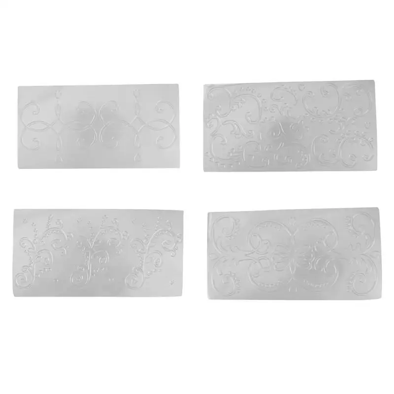 4 шт./компл. торт Pro Декор Инструменты классический помадка Выходные данные Мат печати формы