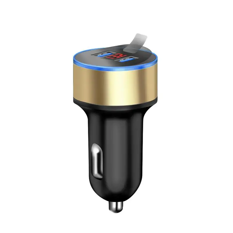 

3.1A Dual USB Car Charger 2 Port LCD Display 12-24V Cigarette Socket Lighter Fast Car Charger Power Adapter Car Styling