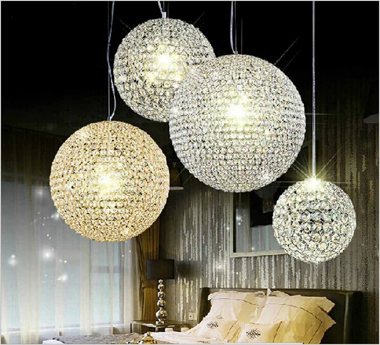 

Led Crystal Chandeliers Led Round Crystal Restaurant Chandeliers Bedroom Study Crystal Chandeliers For Voltage 90-260v