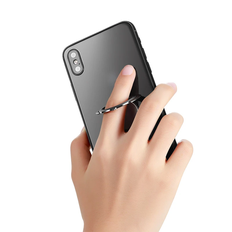 Ultrathin Batman Pattern Cell Phone Metal Finger Ring Holder Desktop Stand For Xiaomi Mi 8 SE 6 For Samsung Galaxy S8 S9 plus