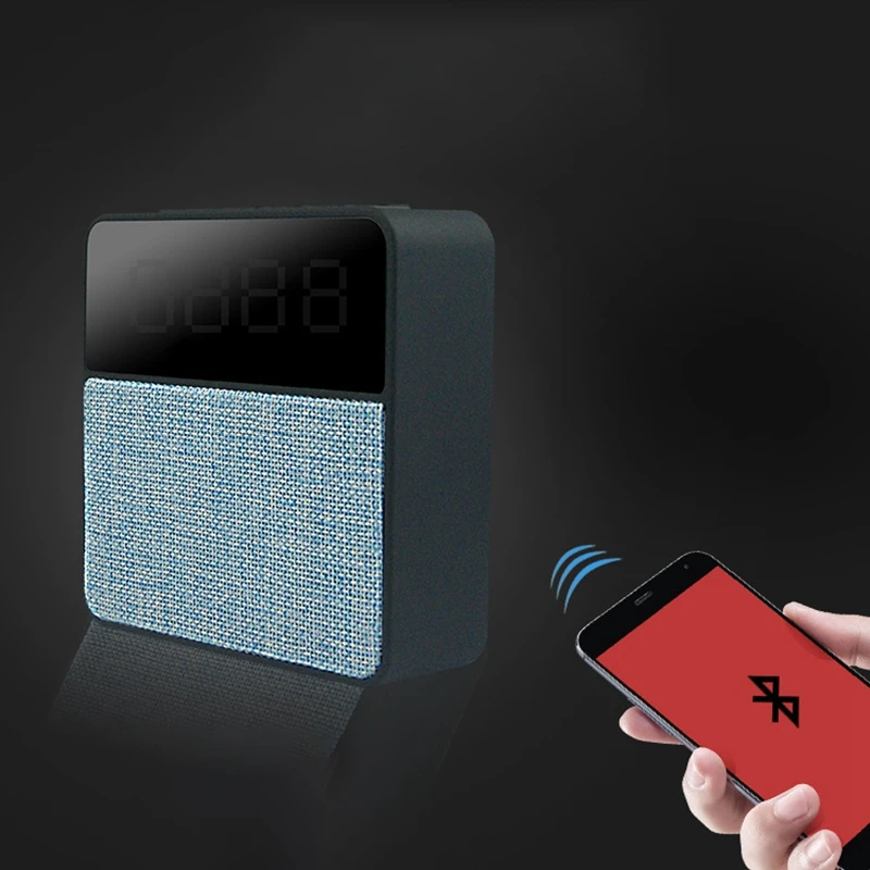 Портативная тканевая Беспроводная Bluetooth колонка сабвуфер музыкальная звуковая