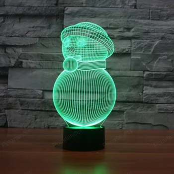 

Creative visual three - dimensional light energy saving LED illusion lamp Colorful light 3D light