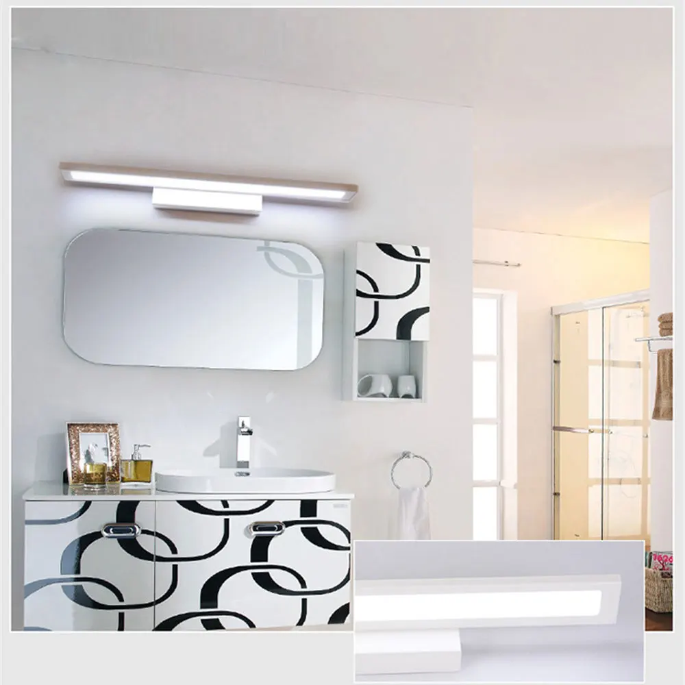 Billige Moderne minimalist LED wand lampe bad spiegel front wand leuchte 5W 8W 11W spiegel schrank licht AC85 265V