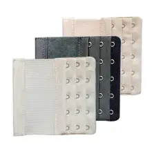 Мода 3 шт женщины регулируемые три ряда пять кнопок бюстгальтер расширение нижнее белье удлинитель