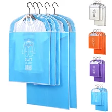 Дышащий Костюмы сумка для хранения пыли Чехол; Портплед с прозрачным окном для путешествий или длительного хранения вашей одежды