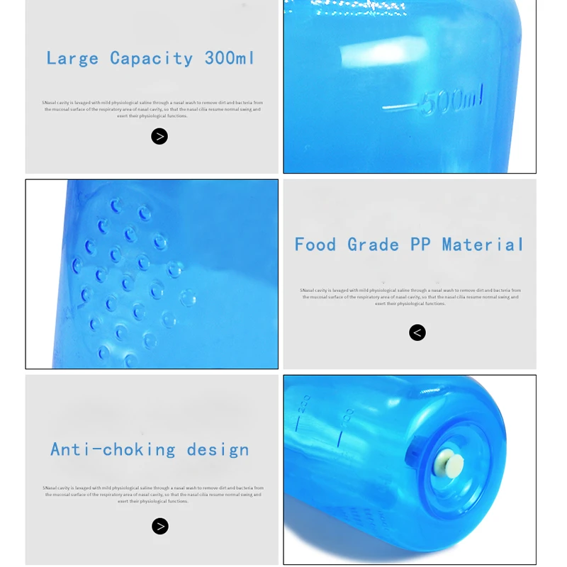 500 мл Neti горшок для взрослых и детей Защита для носа моющее средство ...