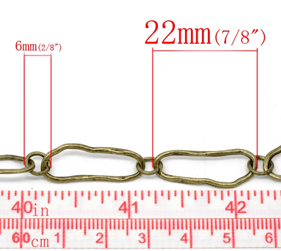 DoreenBeads 1 M برونزية لهجة كبيرة وصلة سلسلة النتائج 25x9 مللي متر (B14207) ، ييوو DoreenBeads 1 M برونزية لهجة كبيرة وصلة سلسلة النتائج 25x9 مللي متر (B14207) ، ييوو