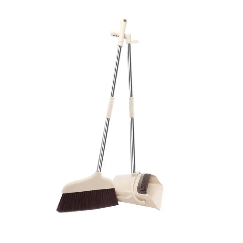 Sweeping Set with Broom and Shovel Combination Household Single Non Stick Hair Windbreak DustpanSweeping Set Broom Shovel Combin