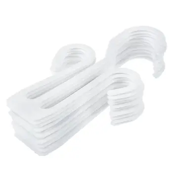 

Promotion! White Plastic Slippers Leather Shoes Drying Shelf Hanger 10 Pcs