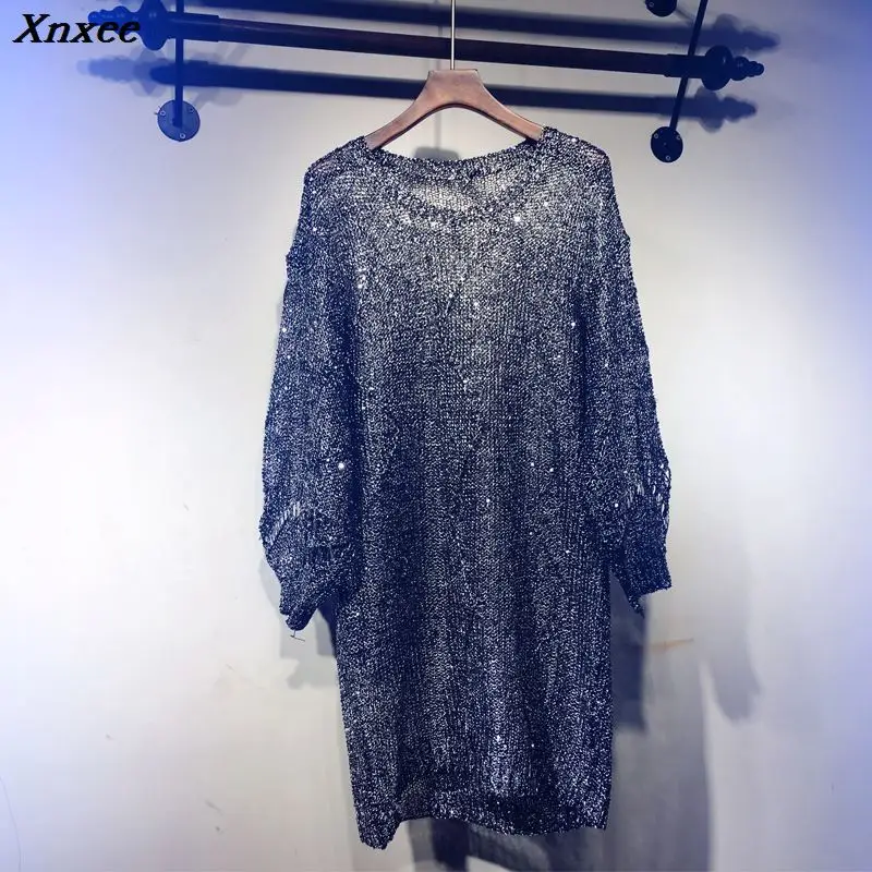 glitter sequin sparkly black mesh sweater korean fashion women sweaters and pullovers sweter mujer sueteres mujer de moda chompa glitter sequin sparkly black mesh sweater korean fashion women sweaters and pullovers sweter mujer sueteres mujer de moda chompa