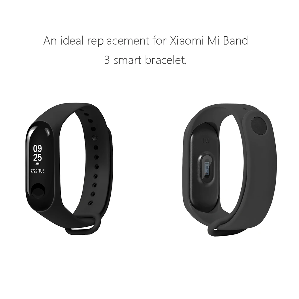 Силиконовый ремешок на запястье для Xiaomi mi Band 3 4 Смарт-часы браслет ремешок Сменные аксессуары xio mi xao mi Band 3 mi Band 3 mi Band 4